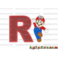 Super Mario Odyssey Applique 01 Embroidery Design With Alphabet R