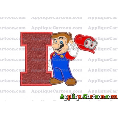 Super Mario Odyssey Applique 02 Embroidery Design With Alphabet I