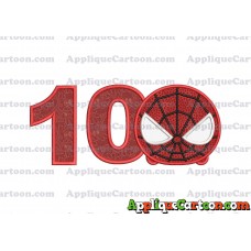 Tsum Tsum Spiderman Applique Embroidery Design Birthday Number 10