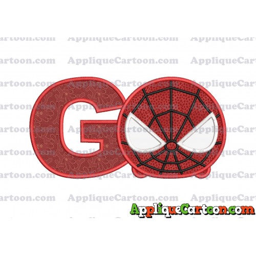 Tsum Tsum Spiderman Applique Embroidery Design With Alphabet G