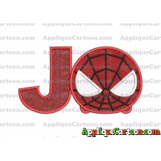 Tsum Tsum Spiderman Applique Embroidery Design With Alphabet J