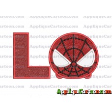 Tsum Tsum Spiderman Applique Embroidery Design With Alphabet L
