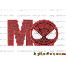 Tsum Tsum Spiderman Applique Embroidery Design With Alphabet M