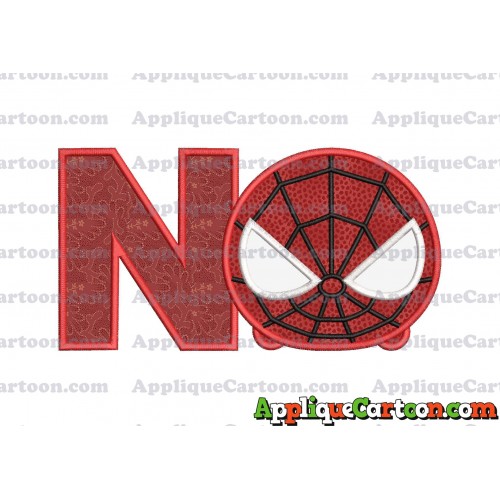 Tsum Tsum Spiderman Applique Embroidery Design With Alphabet N
