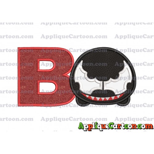 Tsum Tsum Venom Applique Embroidery Design With Alphabet B