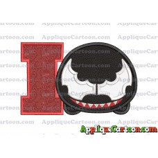 Tsum Tsum Venom Applique Embroidery Design With Alphabet I