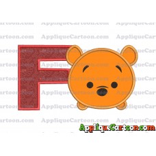 Tsum Tsum Winnie The Pooh Applique Embroidery Design With Alphabet F