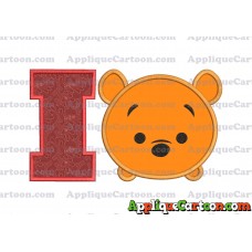 Tsum Tsum Winnie The Pooh Applique Embroidery Design With Alphabet I
