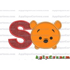 Tsum Tsum Winnie The Pooh Applique Embroidery Design With Alphabet S