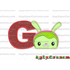 Tweak Bunny Octonauts Applique Embroidery Design With Alphabet G