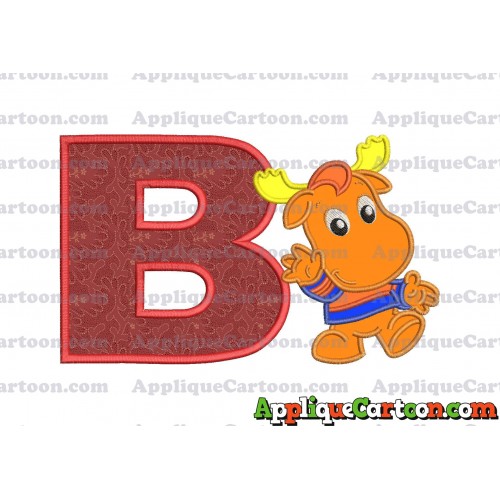 Tyrone Backyardigans Applique Design With Alphabet B
