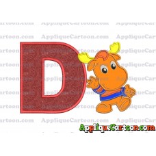 Tyrone Backyardigans Applique Design With Alphabet D