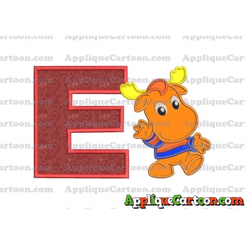 Tyrone Backyardigans Applique Design With Alphabet E