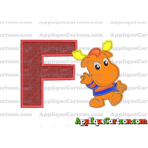 Tyrone Backyardigans Applique Design With Alphabet F