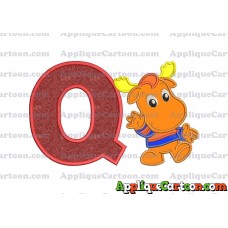 Tyrone Backyardigans Applique Design With Alphabet Q
